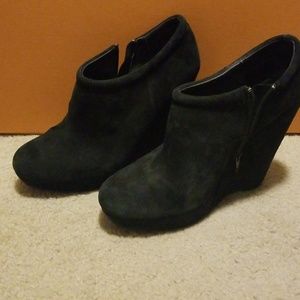 Suede booties